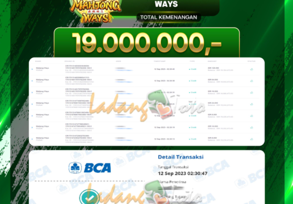 Mahjong Ways Rp.19.000.000